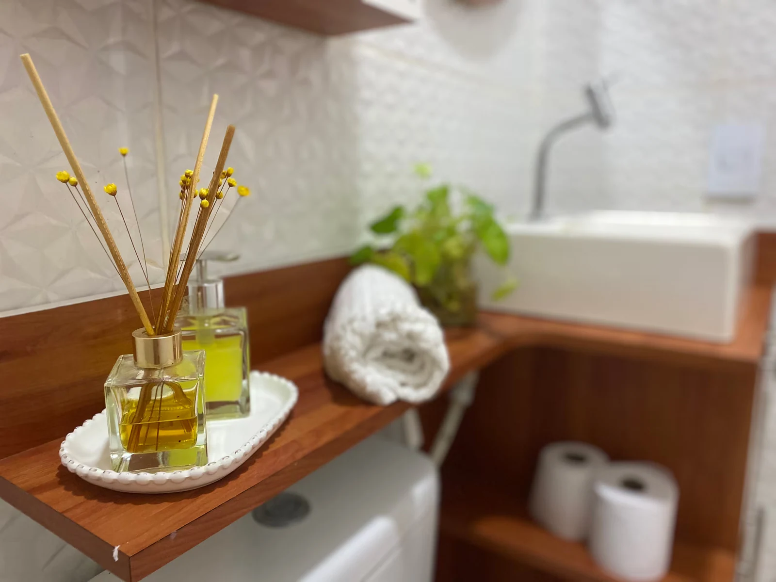 Detalles del baño, casa en Jericoacoara