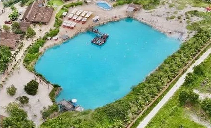 Buraco Azul (Agujero Azul), casa en Jericoacoara