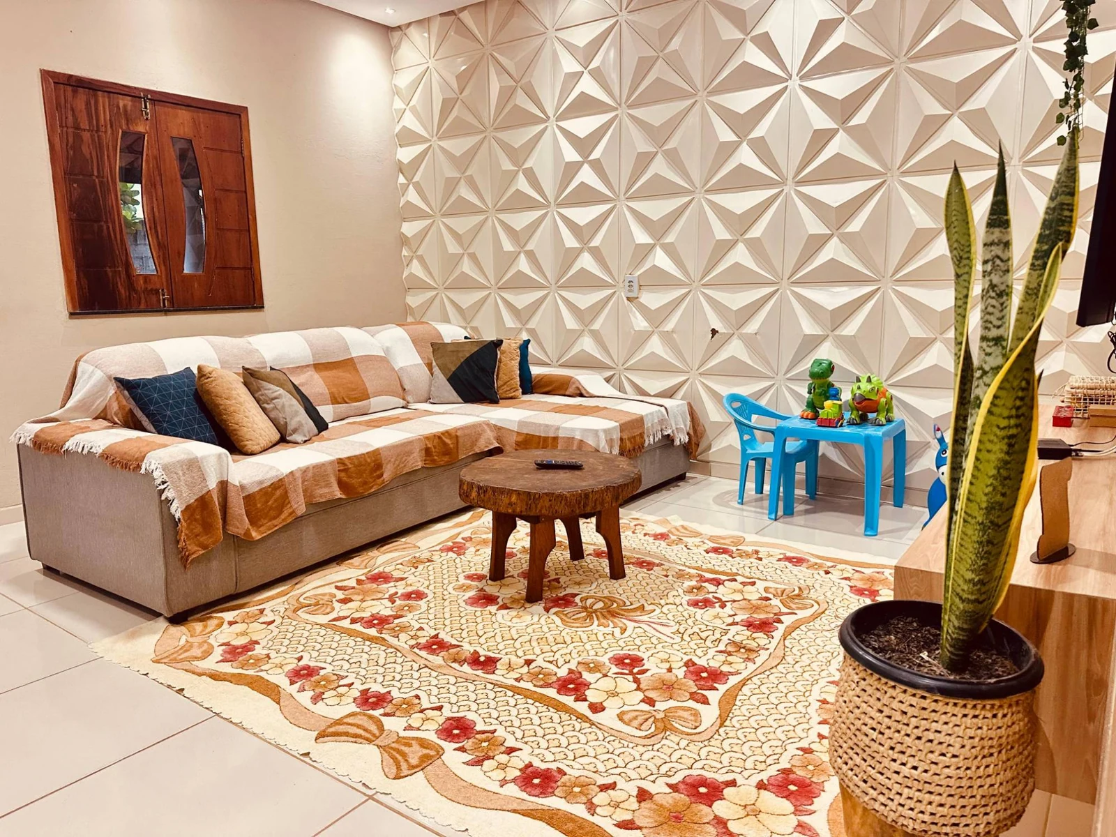 Sala de estar, casa en Jericoacoara